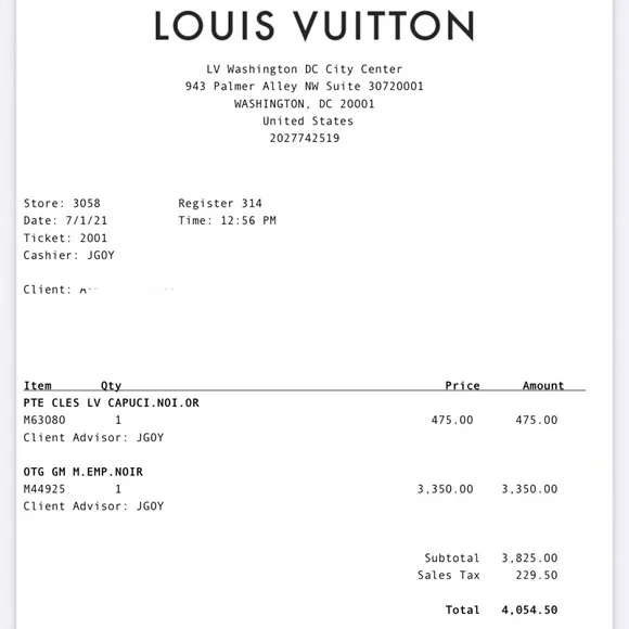 Black Louis Vuitton OnTheGo GM - Picture 3 of 9